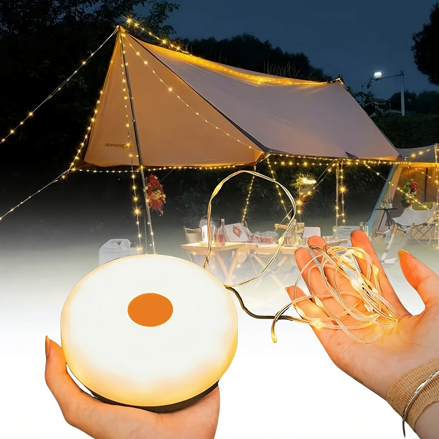 Campii™ Outdoor Waterproof Portable Stowable String Light