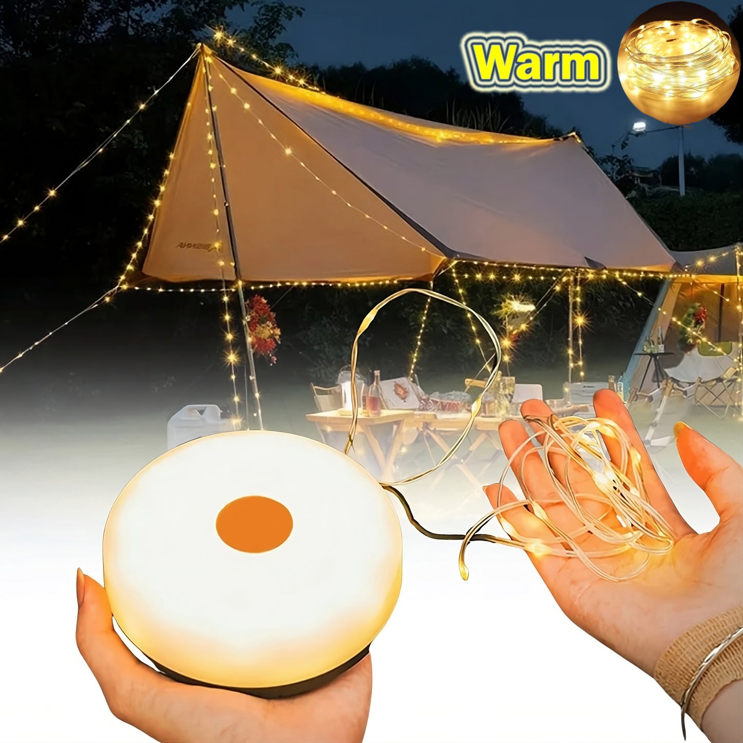 Campii™ Outdoor Waterproof Portable Stowable String Light