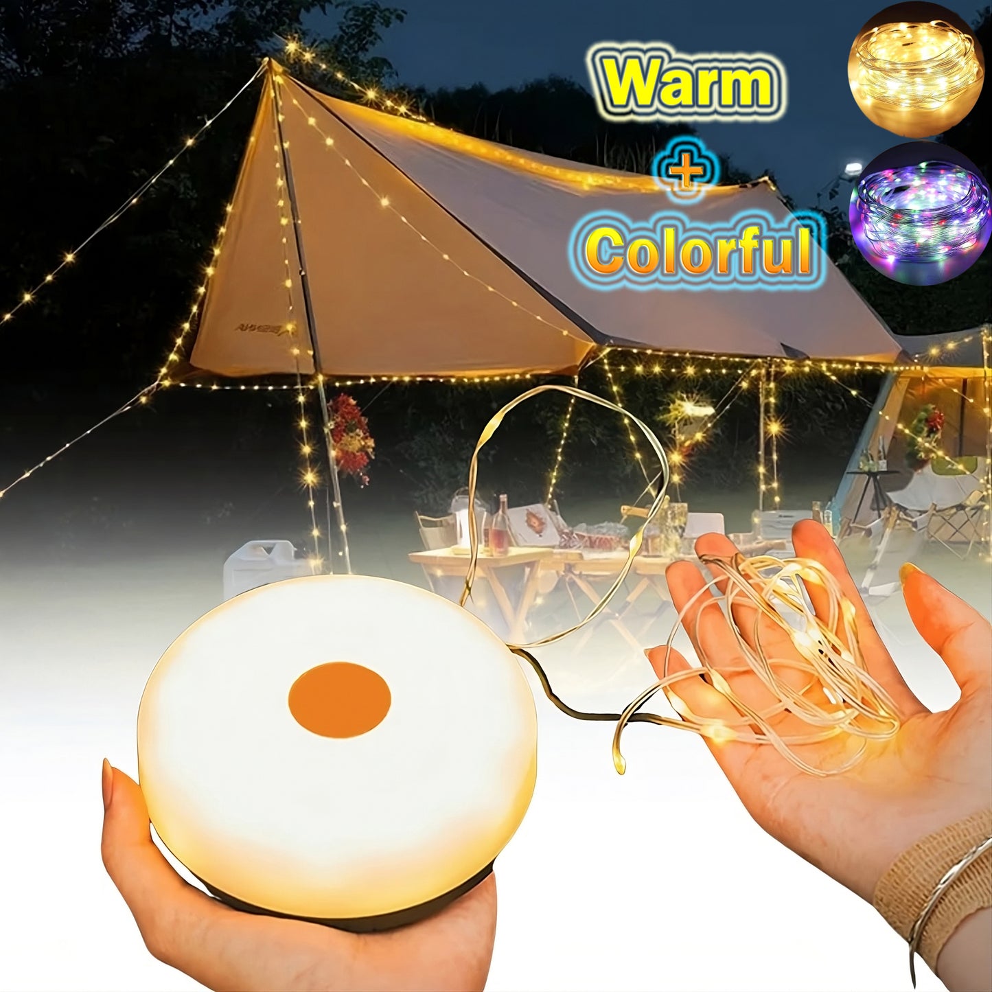 Campii™ Outdoor Waterproof Portable Stowable String Light